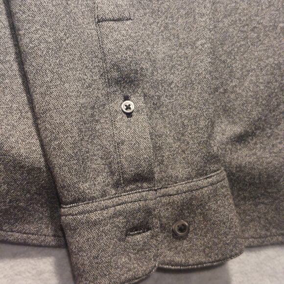 Marc Anthony Men's Gray Single Pocket XXL Long Sleeve Button Up Shirt - Picture 4 of 5